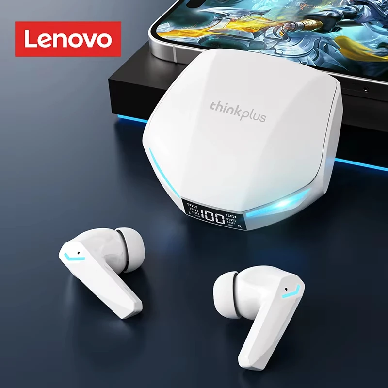 Original Lenovo XT53 Earphone Wireless Upgrade Bluetooth 5.4 Headphones Noise Reduction LED Earbuds Low Latency Gaming Headset