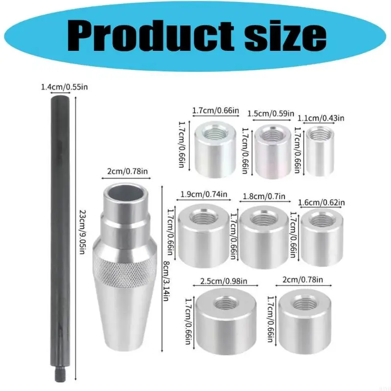 Bộ lắp đặt tay cầm bằng nhôm cố định với khả năng điều chỉnh độ chính xác cao cho công việc sửa chữa ô tô M4YD