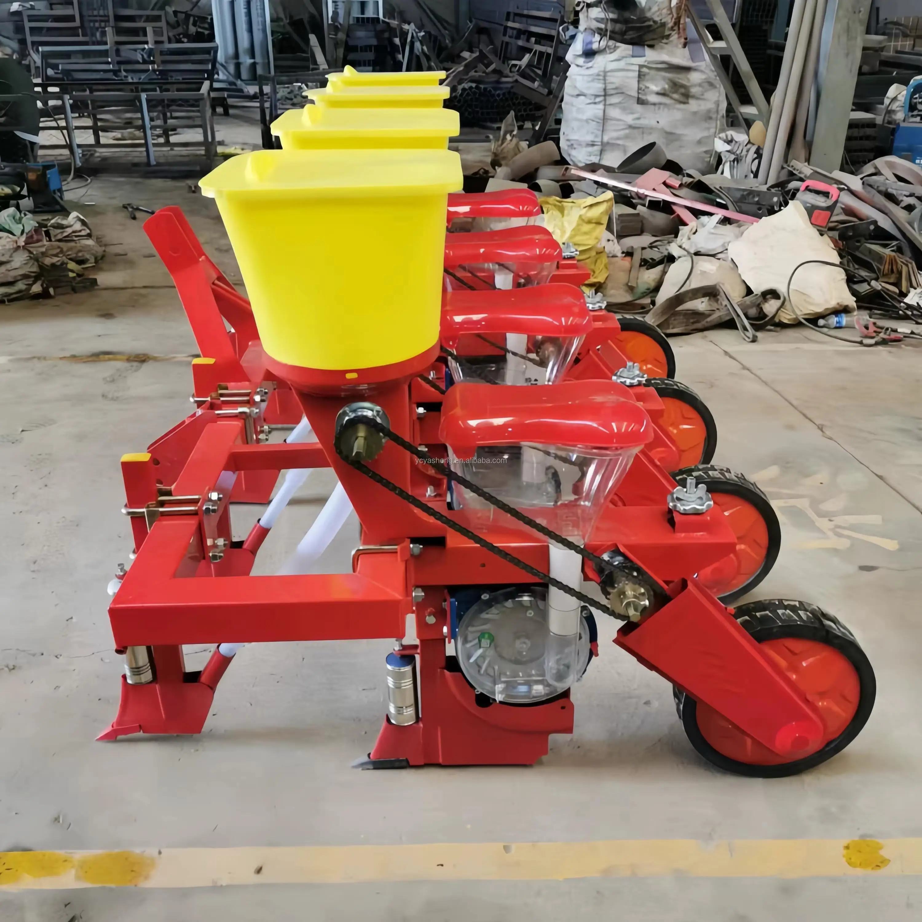 

Top Selling 4-Row Corn Planter All-Around Seeder Machine With Manual Seed & Fertilizer Engine Gear-Core Components Motor