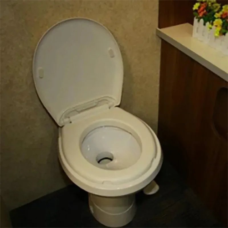 مرحاض RV مريح فعال وسهل الشطف والبلاستيك لاستخدام المنزل المتنقل والقافلة #6