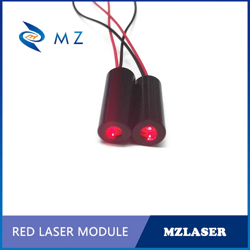 Modulo Laser a punto rosso D8mm 650nm 1mw classe II APC controllo dell'azionamento grado industriale