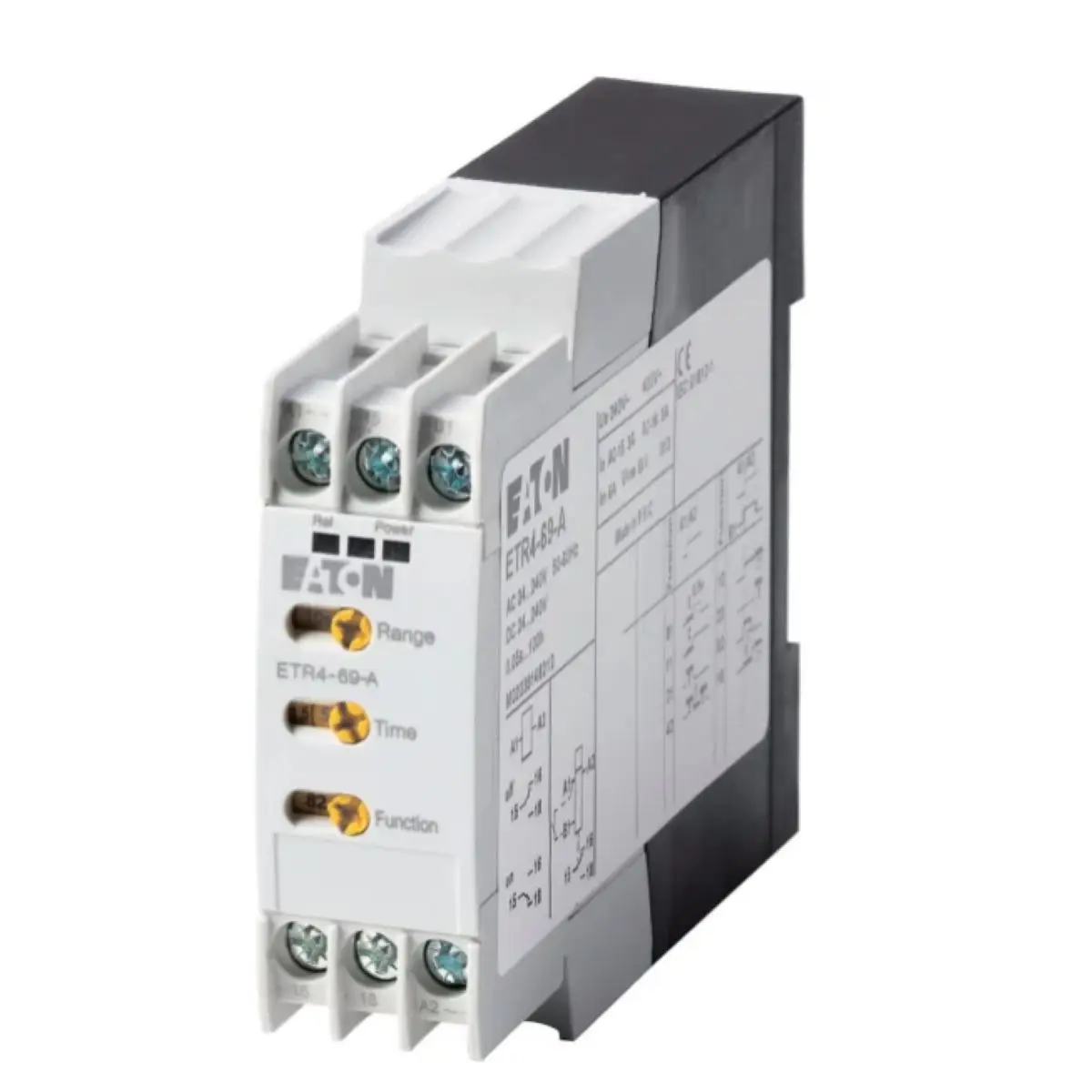 ETR4-69-A ( XTTR6A100H69B ) 031891 Timing relay, 1W, 0.05s-100h, multi-function, 24-240VAC/DC