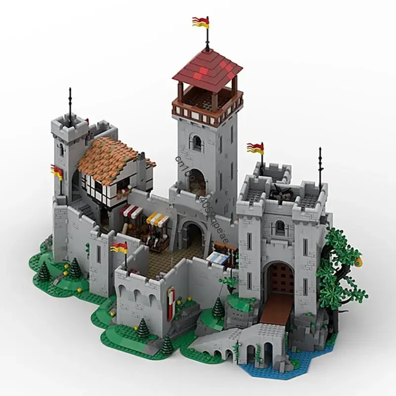 

НОВЫЙ --PCS MOC Европейский средневековый вид на улицу -- модель DIY творческие идеи детские игрушки подарок на день рождения блоки