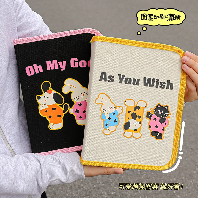

Cartoon-style large-capacity high-appeal level ins-style junior high school girl 2024 new-style stationery pencil case