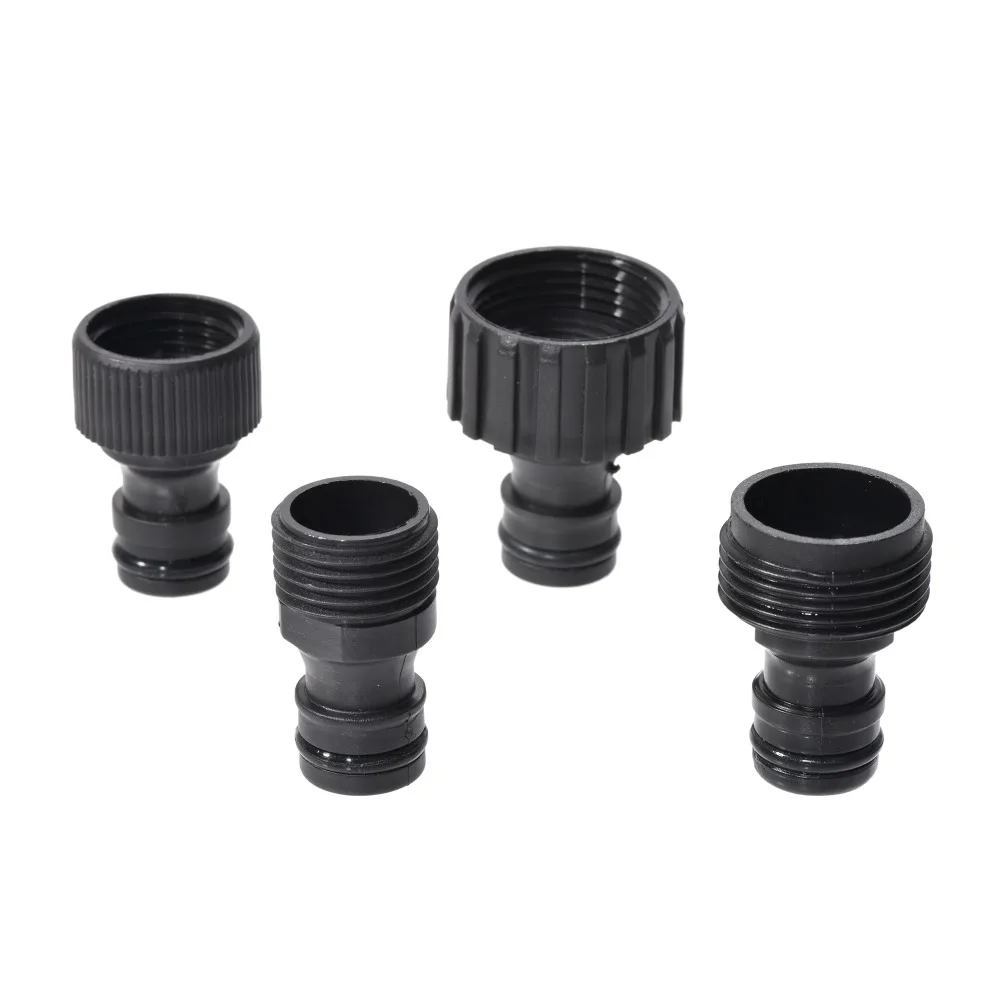 

1Set 16mm Nipple Quick Connectors with 1/2" 3/4" Male Female Thread Garden Hose Irrigation Water Gun Pipe Adapter Fittings