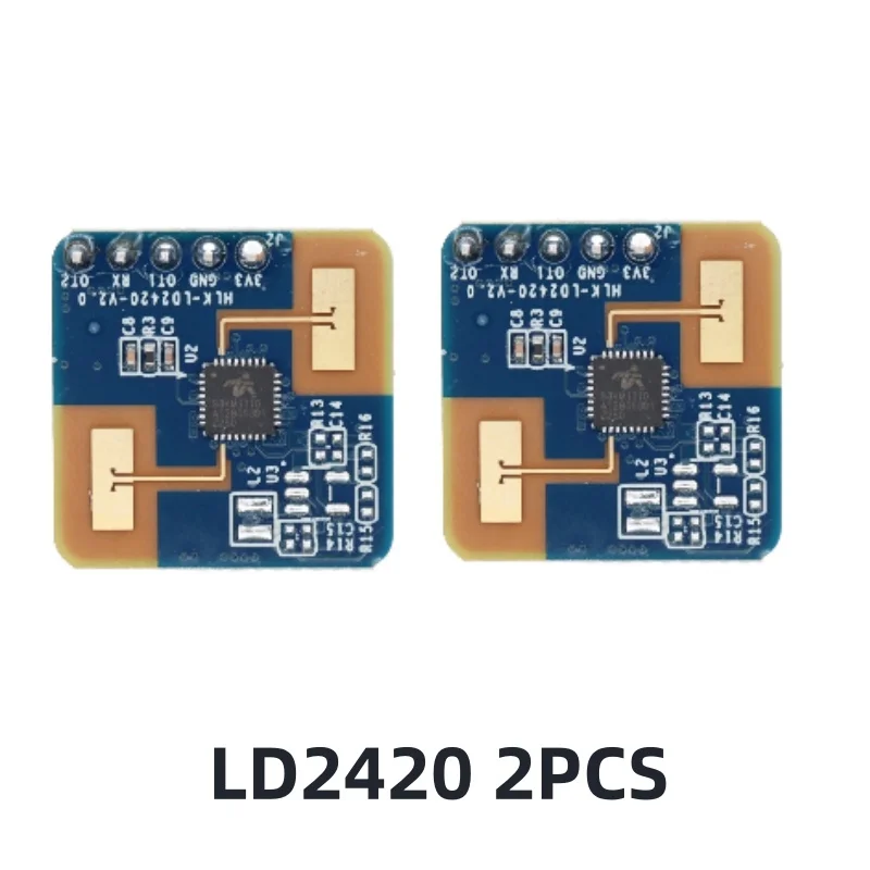 LAUBEI Hi-Link HLK-LD2410 LD2410B LD2410C 5V Mini FMCW 24G Smart Menselijke aanwezigheidssensor Radarmodule Consumentenelektronica