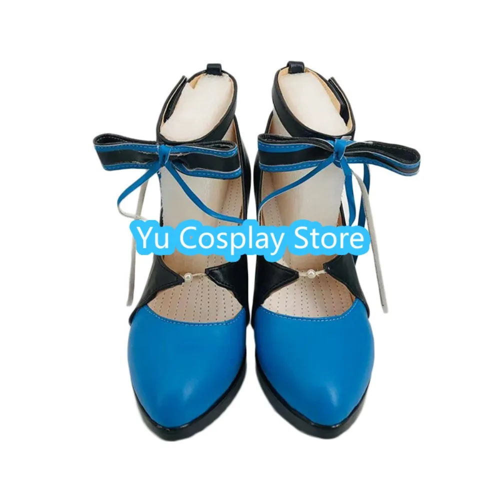 유 코스프레 스토어 원신 임팩트 바바라 콘서트 코스프레 신발 애니메이션 코스프레 신발 부츠 할로윈 의상 소품