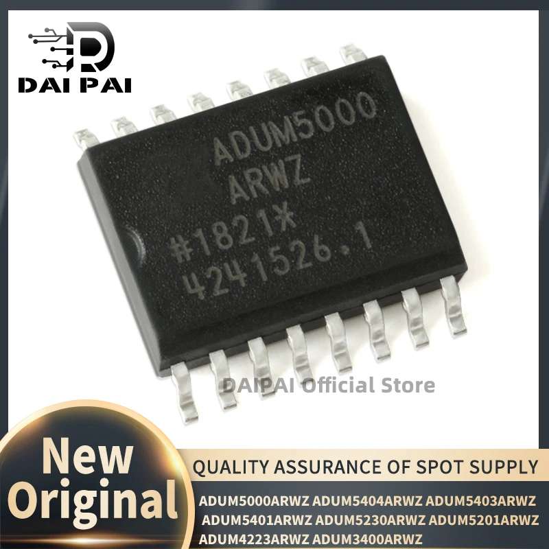 

(5piece) 100% New ADUM5000ARWZ ADUM5404ARWZ ADUM5403ARWZ ADUM5401ARWZ ADUM5230ARWZ ADUM5201ARWZ ADUM4223ARWZ ADUM3400ARWZ