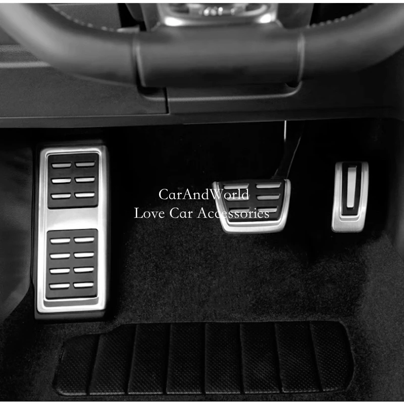 Car MT AT Foot Rest Pedal Accelerator Gas Brake Cover For VW Golf MK7 8 Passat B8 3G Tiguan 2 Touran 2 Polo 5 6 T-Roc Jetta 7 A7