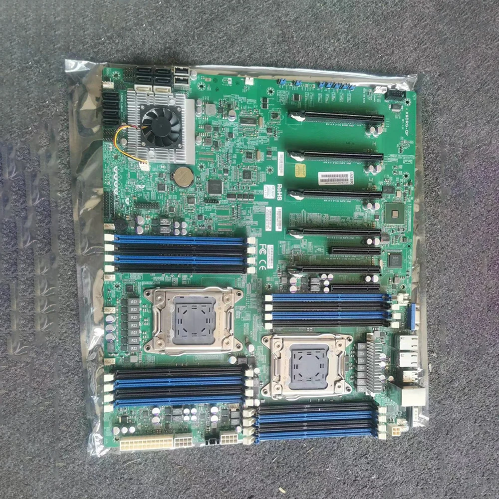 Imagem -05 - Placa-mãe para Supermicro Xeon E52600 v1 v2 Família Lga2011 Ddr3 X9drg-qf