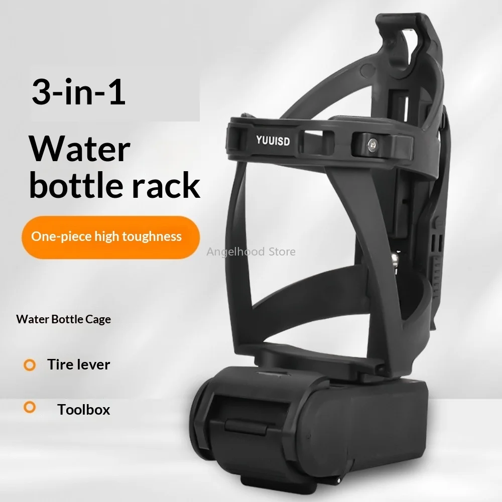 

Multi-Function Bicycle Water Bottle Cage with Integrated Tire Lever Tool Case Mountain Road Bikes Water Bottle Cage Accessories