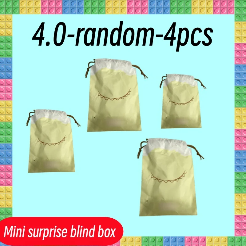 Mini V4 vinilo de alta calidad muñeco de peluche monstruo sorpresa caja ciega llavero de energía grande accesorio de muñeca