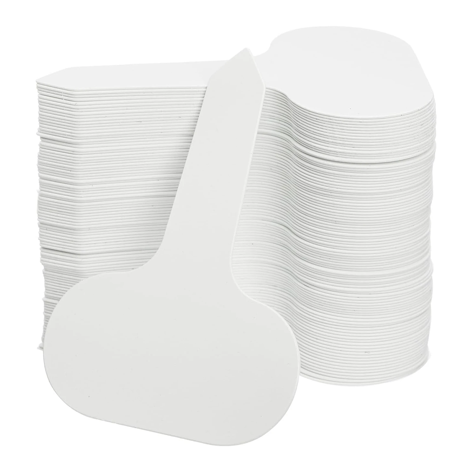 Gardeners Plant Labels Waterproof HDPE Garden Markers for Succulents Seedlings Vegetables Flowers Durable White T-Shape Tags