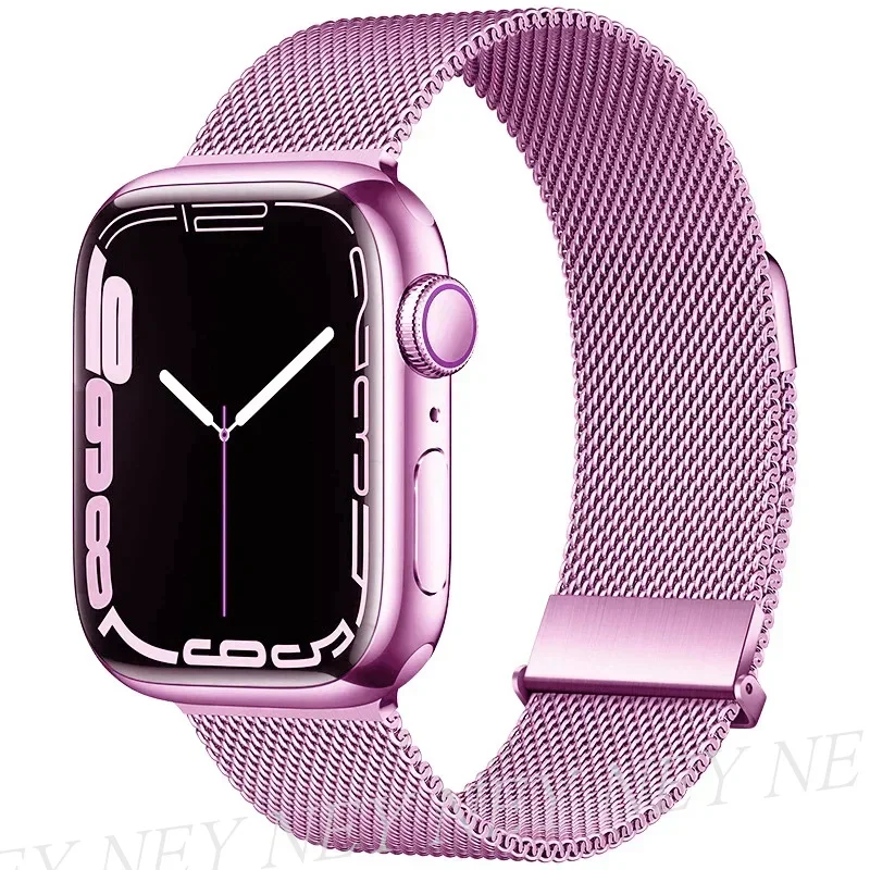 Milanese lus voor Apple Watch band 44 mm 40 mm 45 mm 38/41 mm band ultra 2 49 mm metalen banden iwatch serie 9 8 7 6 SE 5 4 10 42/46 mm