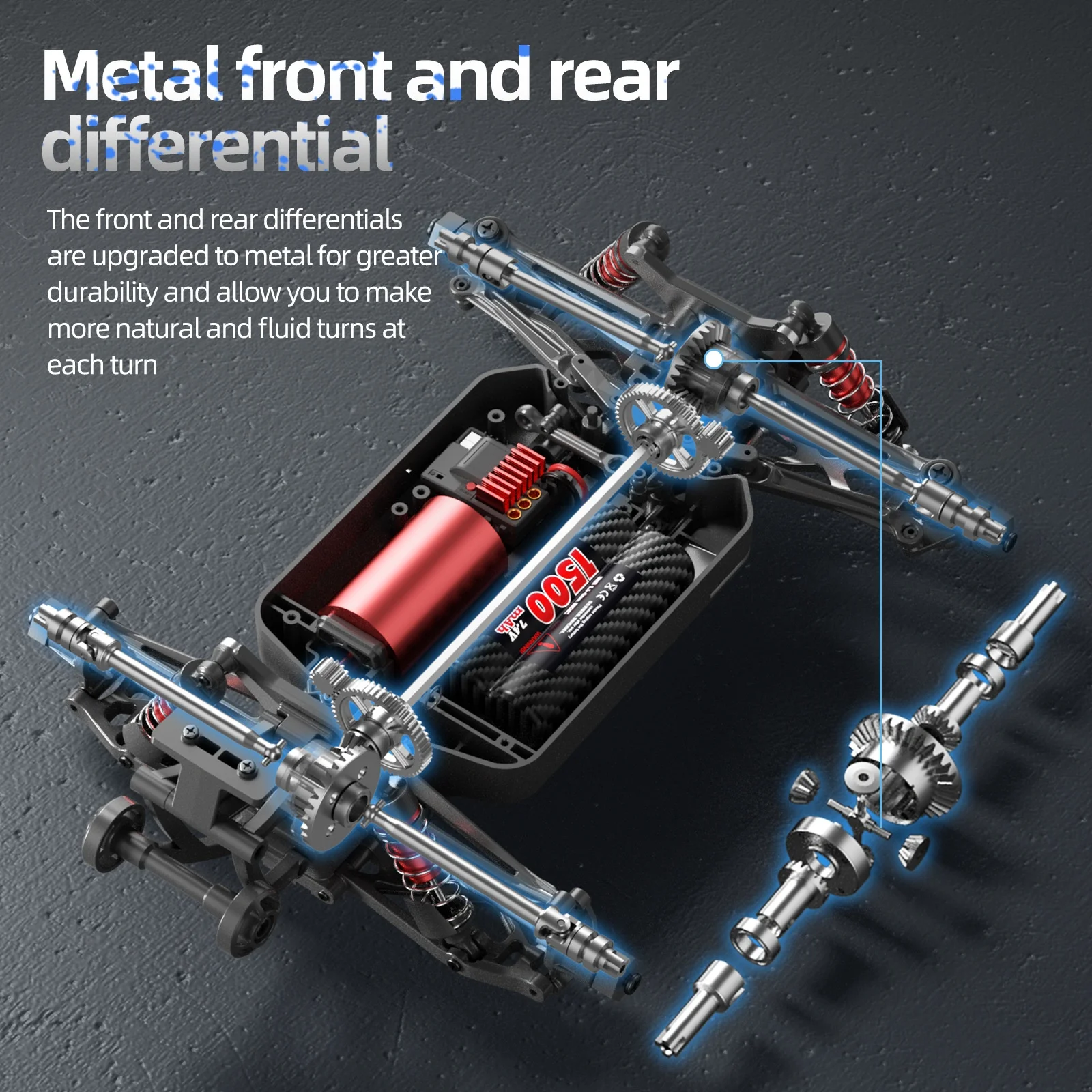 S911 Pro 1:16 Brushless Motor 4wd High Speed Electric Rc Car Off Road Drift Vehicle With Metal Front And Rear Differential