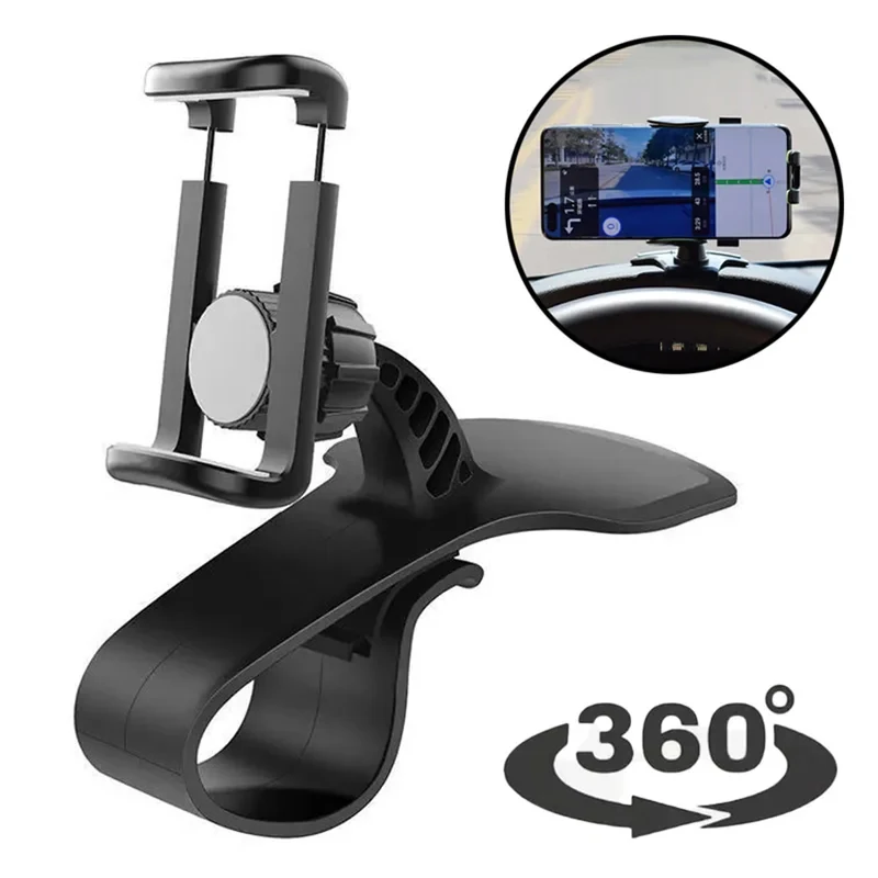 

1-6Pcs 360 Rotatable Car Phone Holder Cell Phone Stands Car Rack Dashboard Support For Auto Grip Mobile Phone Fixed Bracket