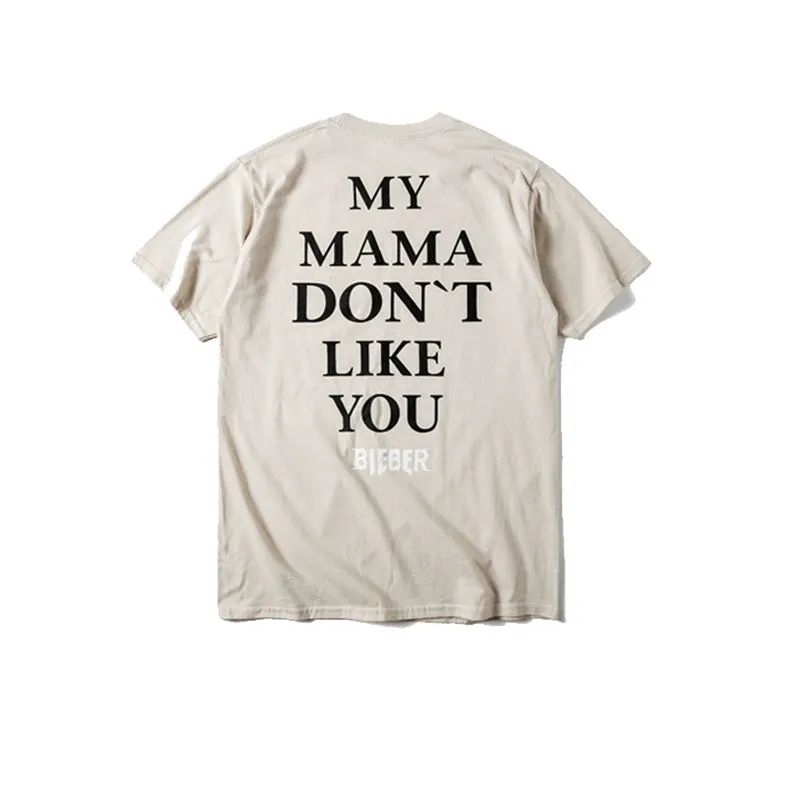 T-Shirt Justin Bieber Purpose Tour pour Homme et Femme, Streetwear Décontracté, Hip Hop, Skateboard, My Mama Don't Like You Respzed Tee, Y2k Y-