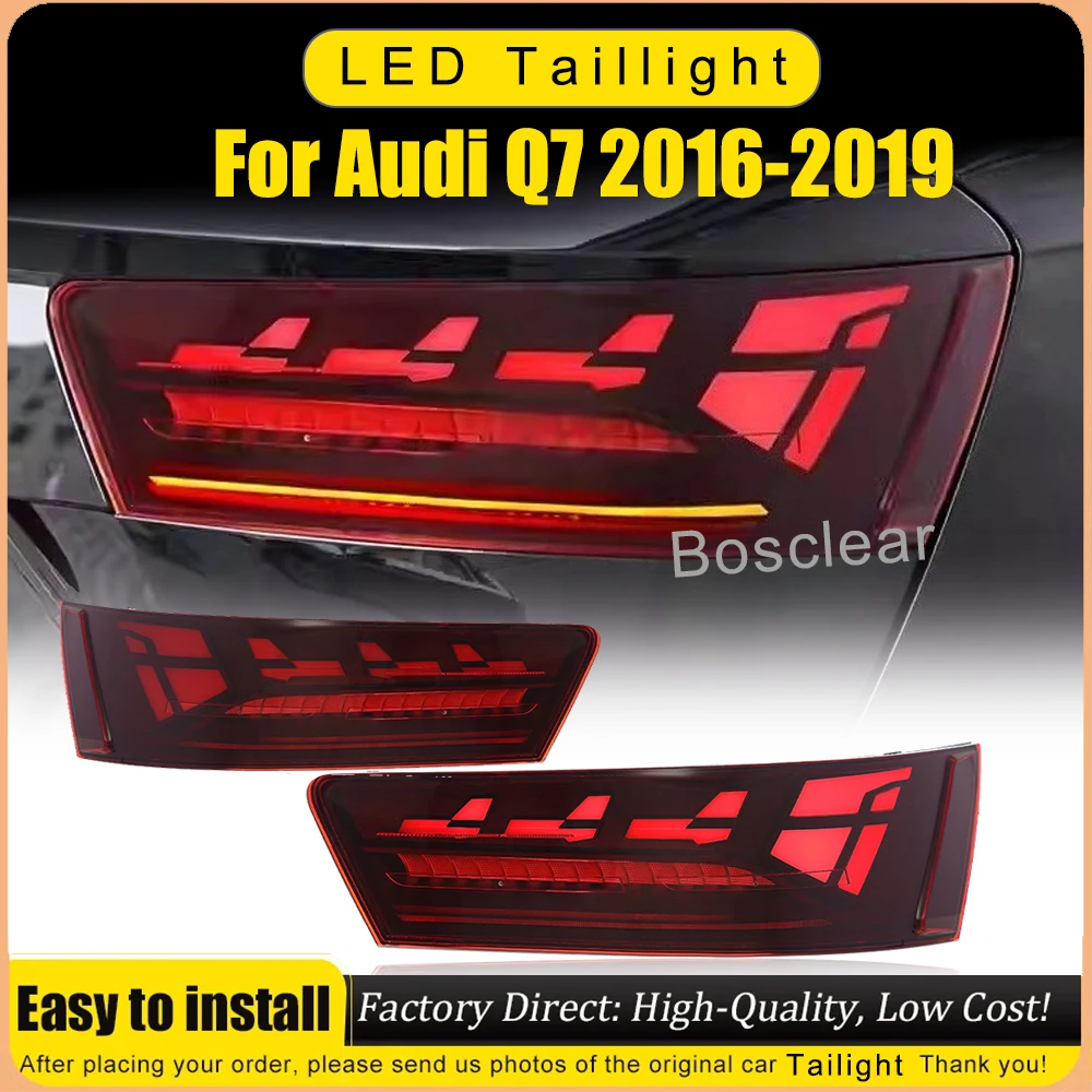 

Tail Lamp Assmebly for Audi Q5 Q5L LED Tail Light 2016-2019 Q5 Q5L Rear Fog Brake Turn Signal Taillights Automotive Accessories