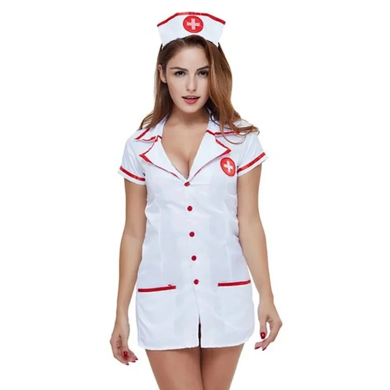 Nolia Women's Sexy Erotic Maid Costume Dress Adult Role Play Uniform Great for Parties And Cosplay Events 5d4;