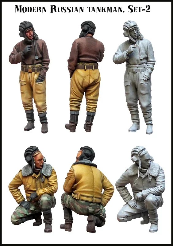 

1/35 Scale Resin Figures Model Kit-C211 Historical Military MODERN RUSSIAN TANKMAN Unassembled and Unpainted