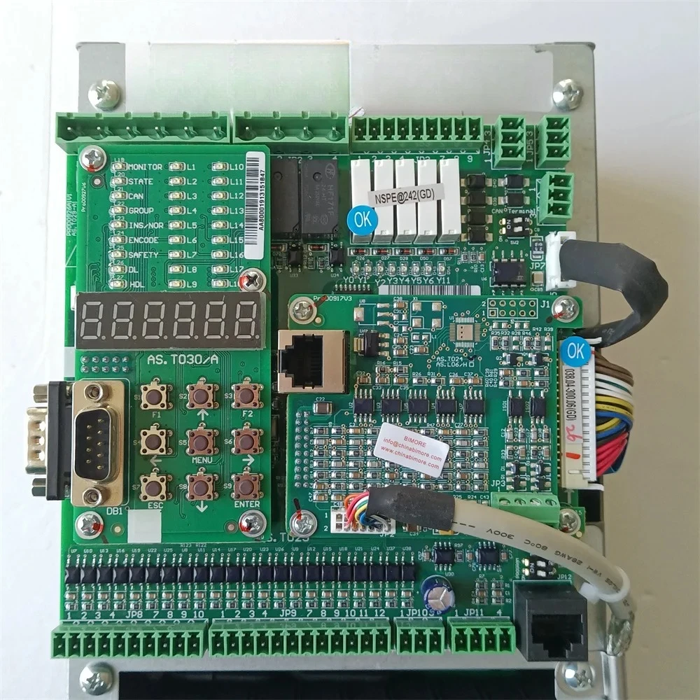 AS380 4T05P5 5.5KW Elevator Spare Parts Inverter Lift Frequency Converter Elevator Control PCB Board Standard Program