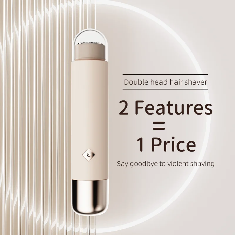 

2 In 1 Electric Razors for Women Bikini Trimmer Face Shavers Hair Removal for Underarms Legs Ladies Body Remover IPX6 Waterproof