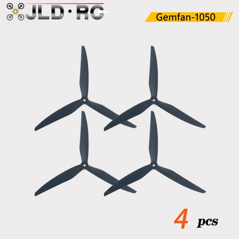 Gemfan Flash 9045/1050 3-Blad 10*5*3 PC Three bladed Propeller FPV Mark4 V2 10 inch Frame RC multi-rotors Long Range Drones DIY