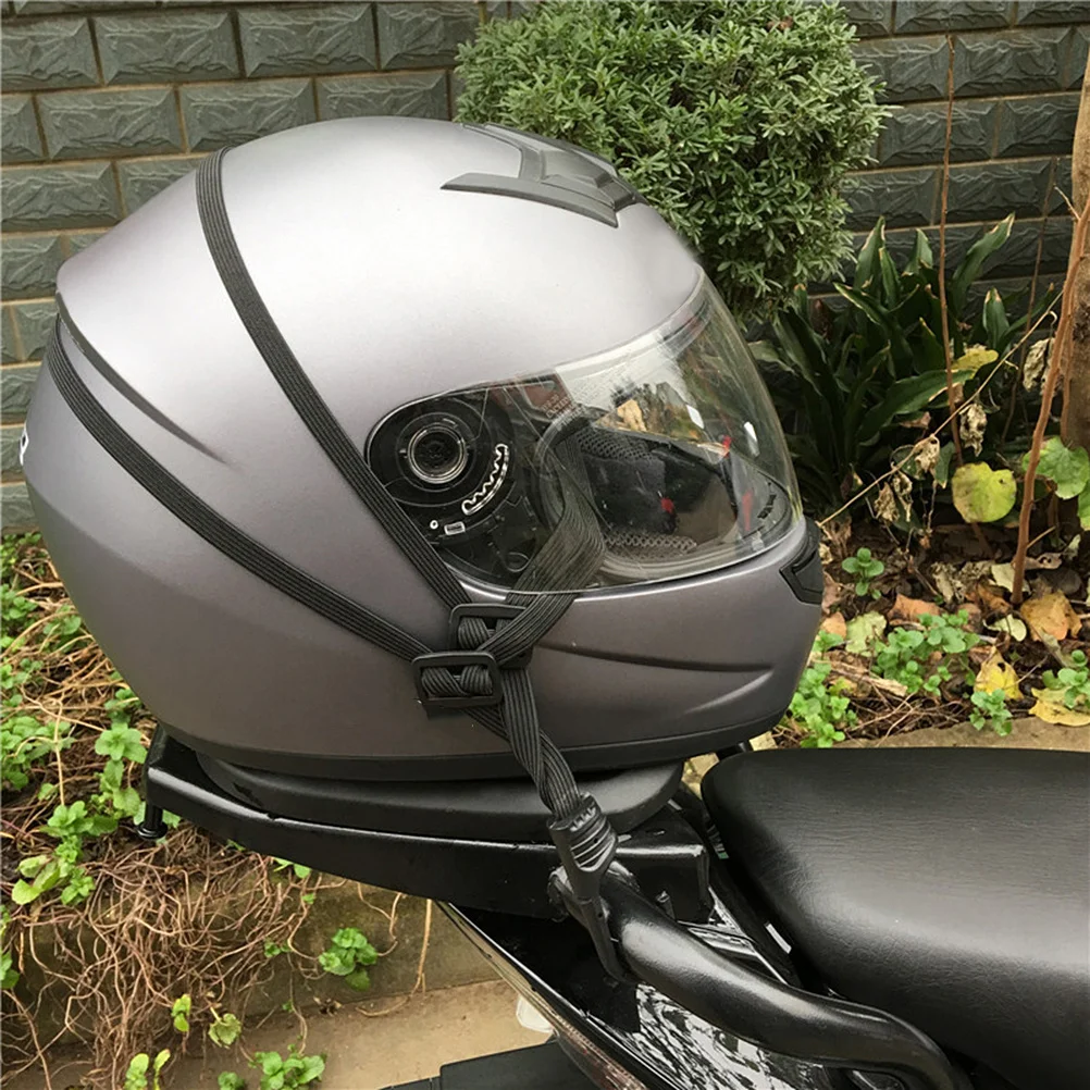 

2 Hooks Heavy Duty Luggage Strap Elastic Rope for Motorcycle Bicycle Electric Scooter Bungee Net Belt with Steel