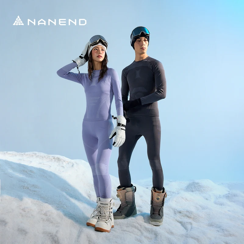 

NANEND Wool Ski Quick-drying Clothing Thermal Underwear, Snowboard Ski Clothing, Compressed Winter Outdoor Sports