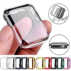 Screen Protector For Apple Watch Case 49mm 45mm 41mm 44mm 40mm 42mm 38mm TPU bumper Cover for iwatch series ultra 9 8 7 SE 6 5 4