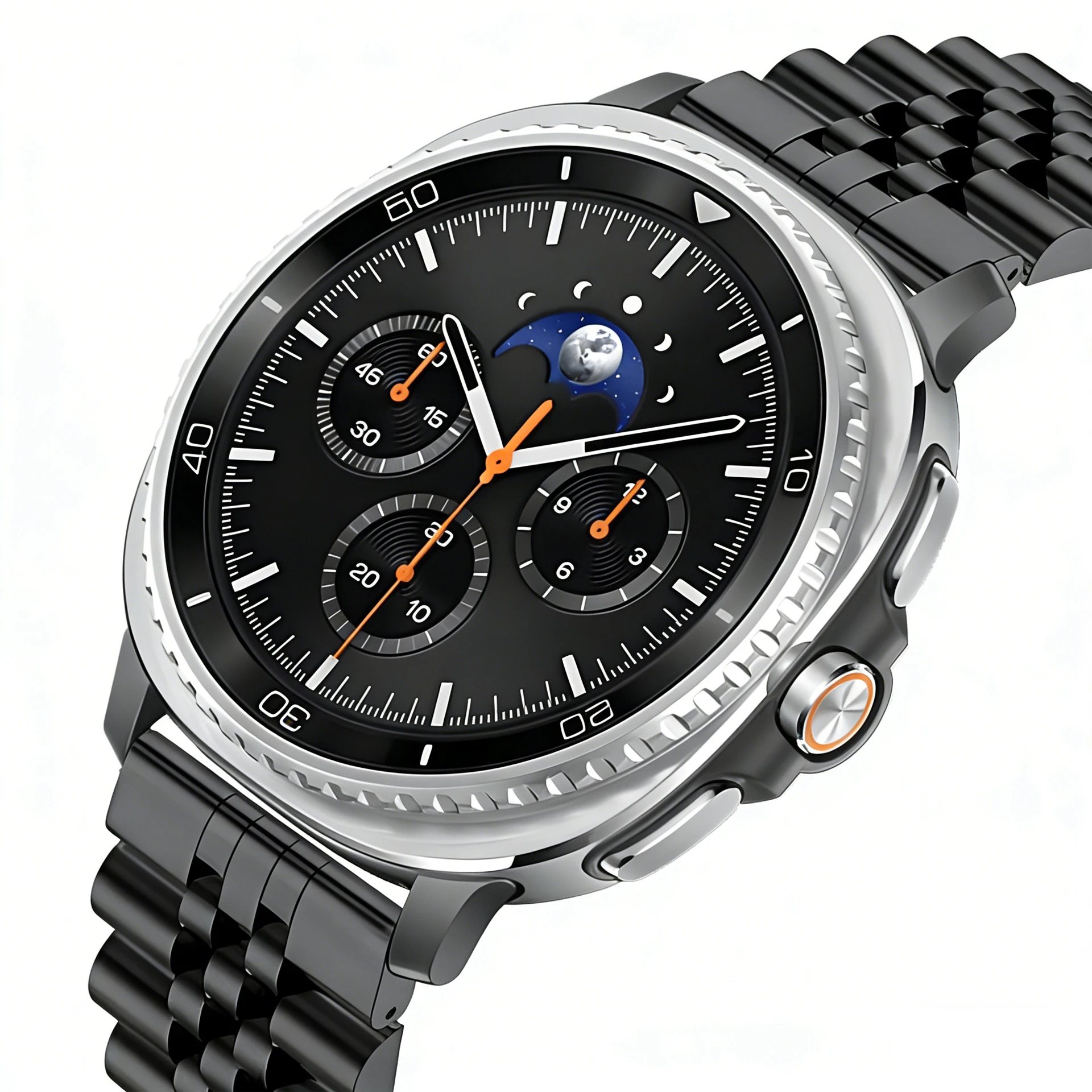 No Gaps Stainless Steel Strap for Samsung Galaxy Ultra 47mm 8Classic 46mm Metal Band for Galaxy Watch 8 7 6 5 4 40/44mm Bracelet