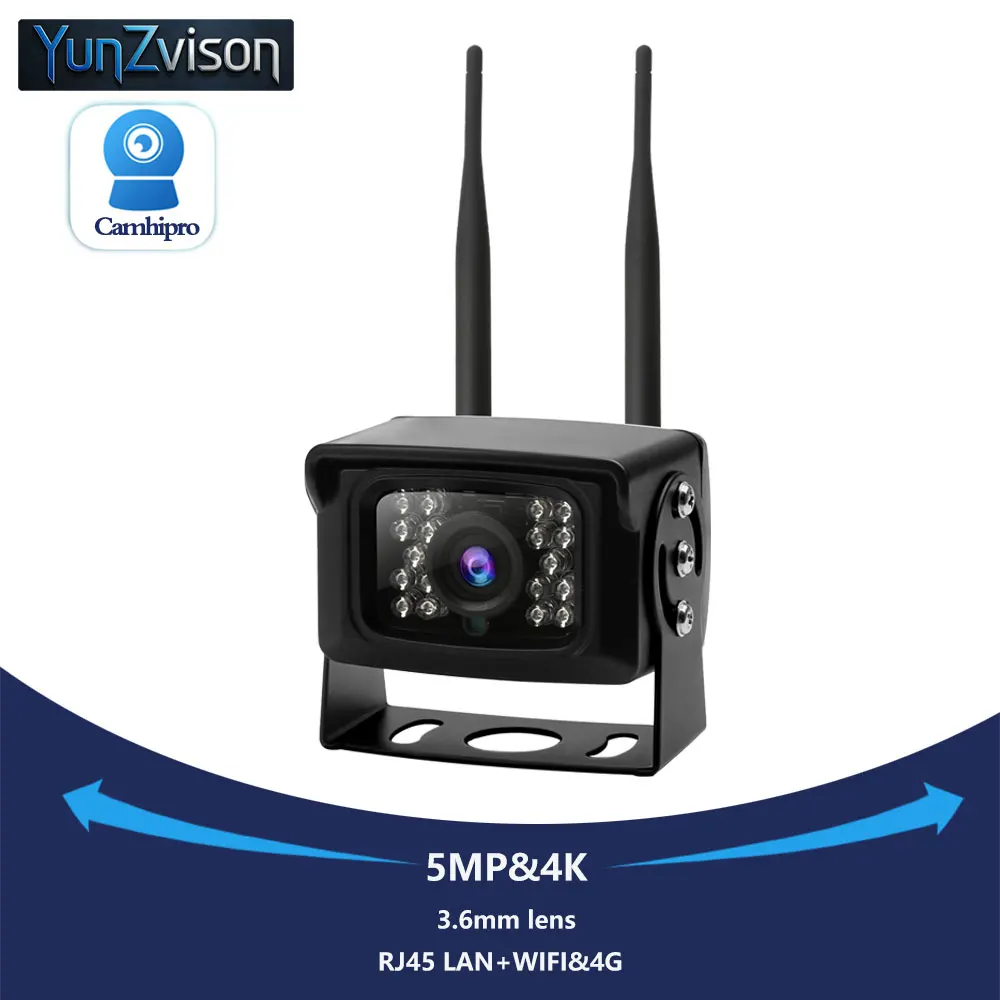 C-R 4K 8MP/5MP Security Video 3G 4G SIM Card&Wired&WIFI Two Way Audio IR 30m Night Version Outdoor
