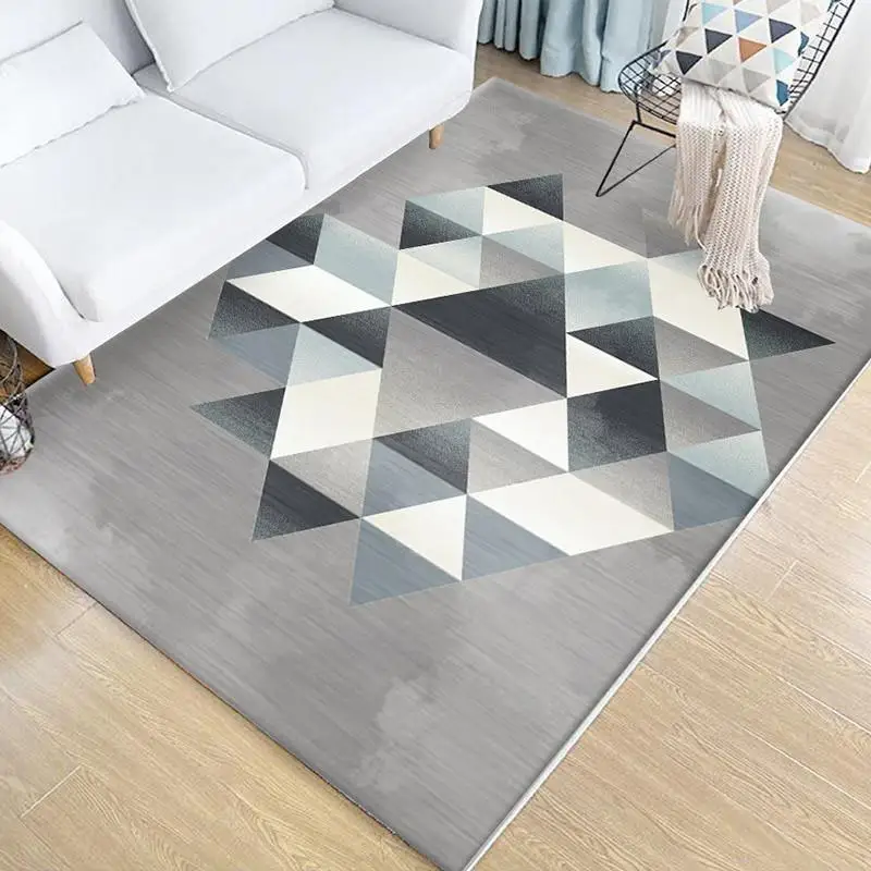 

Nordic Minimalist Carpet Living Room Sofa Coffee Table Bedside Tail Bedroom Anti-Slip Washable Home Decor Modern Simple Style