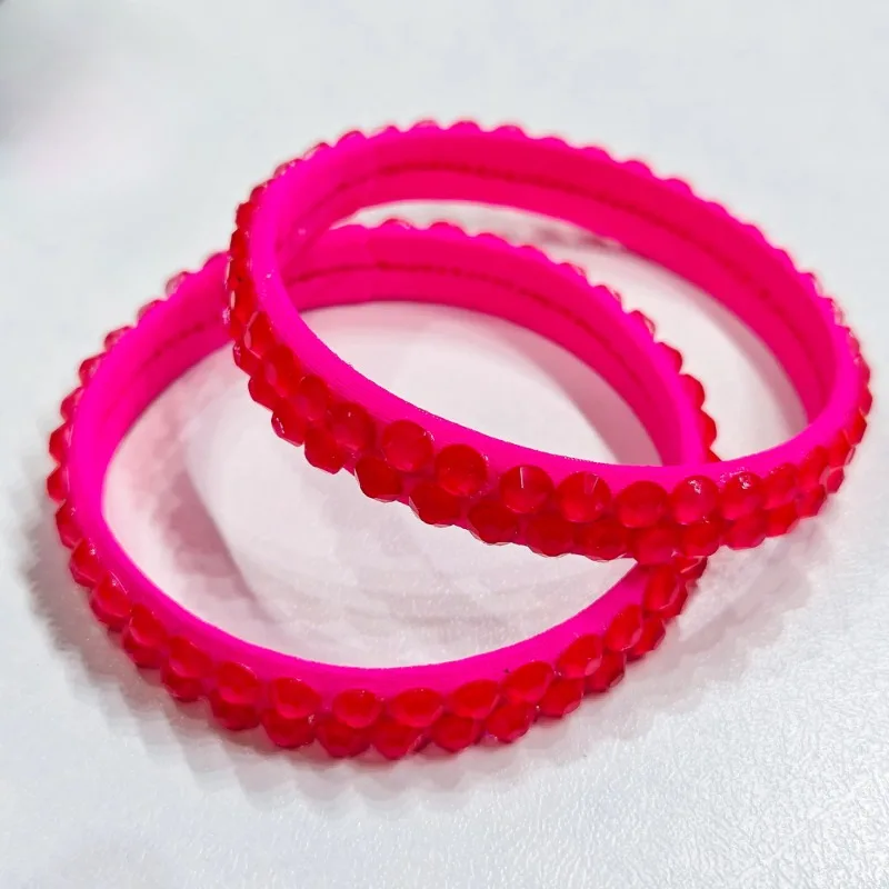 カスタマイズされたラテンベリーダンスパフォーマンス競技リストバンドアクセサリー子供のダイヤモンドがちりばめられたブレスレットアクセサリー