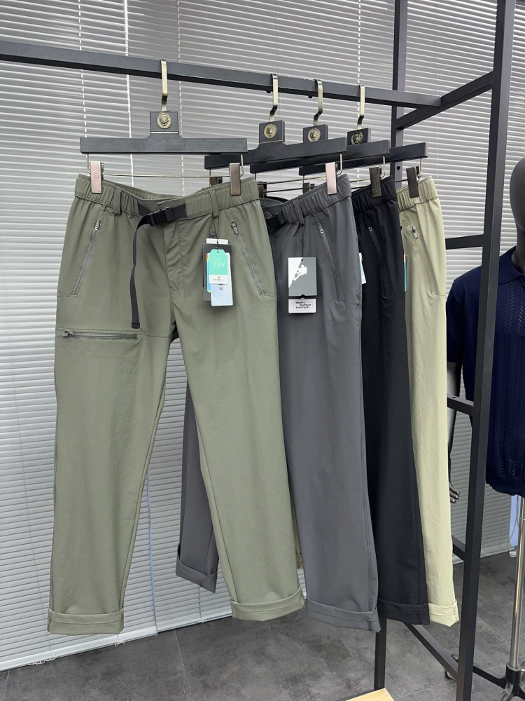 

Svip Lng3700 Qui Dry Straight Leg Casual Pants Lightweight Breathable Elastic Slim Fit Summer Outdoor Leisure Trousers