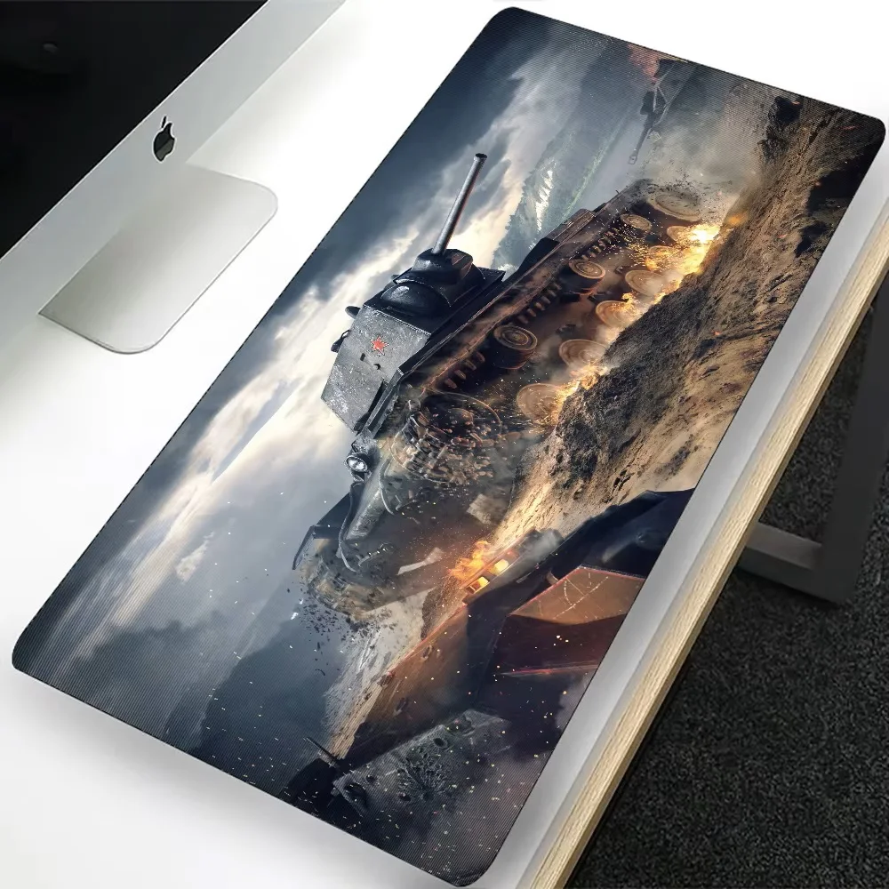 World of Tanks Large Gaming Mouse Pad Computer Mousepad PC Gamer Laptop Mouse Mat Office Mausepad Silicone Keyboard Mat Desk Pad