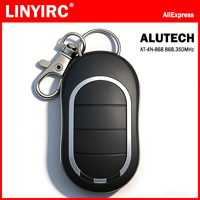 ALUTECH AT-4N 868MHz Remote Control ALUTECH AT-4N-868 Electric Gate Garage Door Remote Control 868.35MHz Handheld Transmitter
