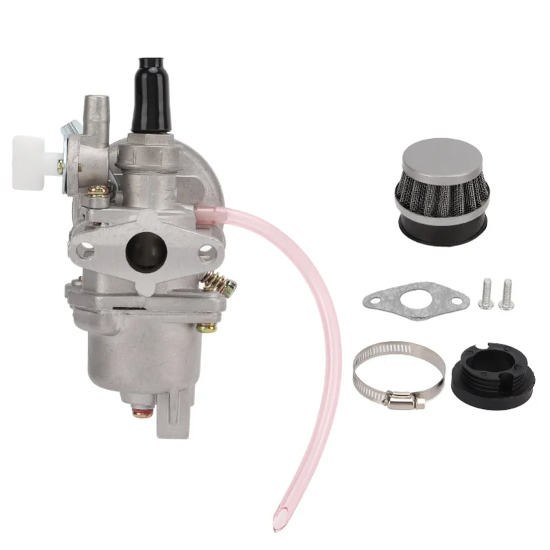 13mm Carburetor With Air Filter Replacement For 43cc 47cc 49cc 2 Stroke Quad Go Kart Moped Scooter