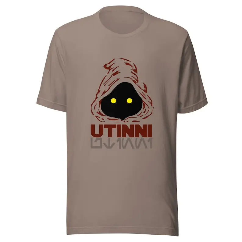 Utinni Unisex T-shirt, Funny Sci-fi Graphic Tee, Science Fiction Clothing