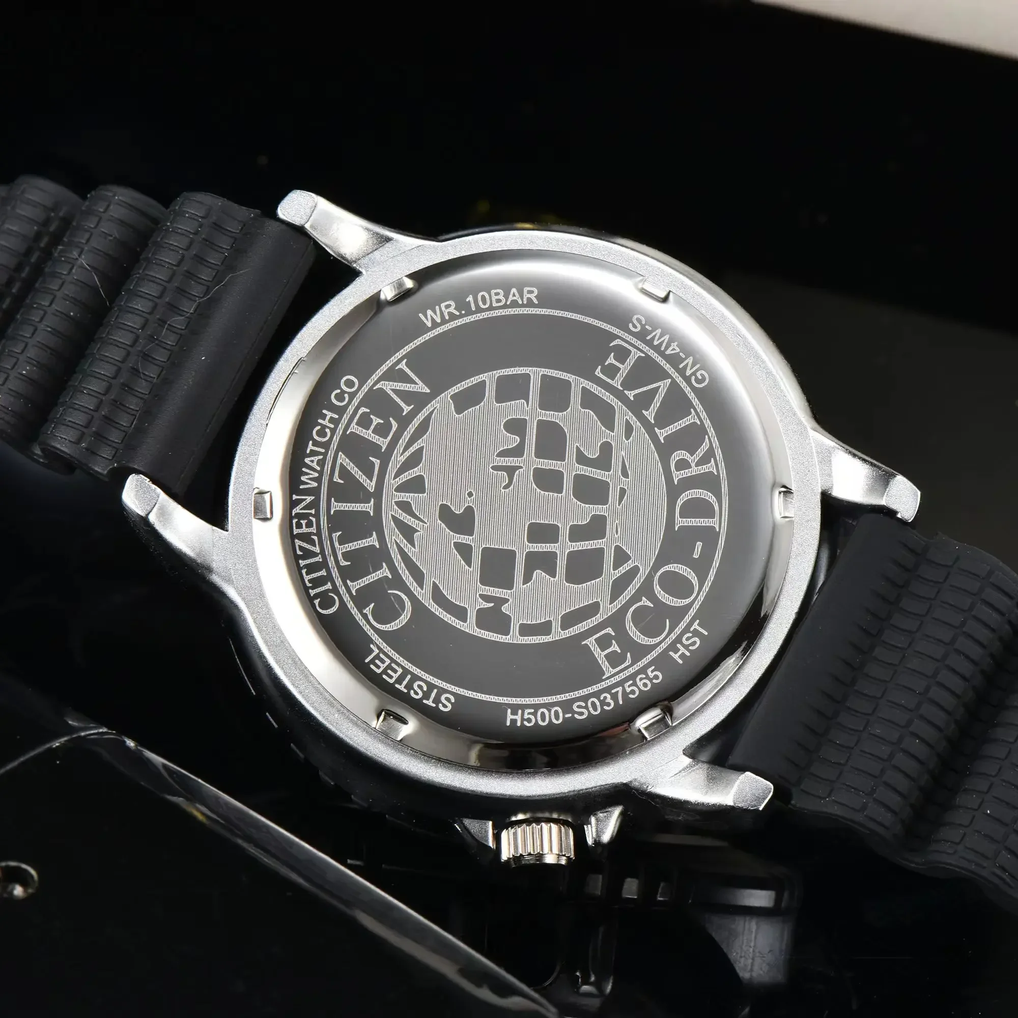 Orologio da uomo Citizen Sport all'aria aperta Luminoso antiurto in acciaio inossidabile BN0150 Serie Eco-Drive Orologi al quarzo con quadrante casual nero