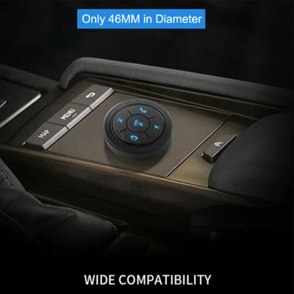 7-Key Car Steering Wheel Control Button Car Steering Wheel GPS Wireless Button Key Volume Remote Control Car Electronics Accesso