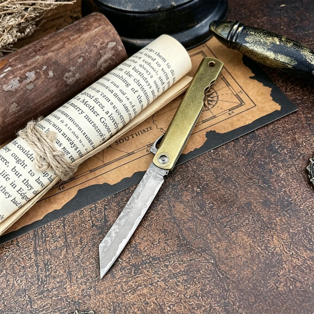 Higonokami Japanese Mini Pocket Folding Knife—Everyday, Camping On-the-Go, Outdoor, Cutting, Adventure, Rescue Tool—Perfect Gift