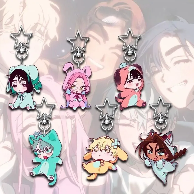 

Anime Alien Stage Till Ivan Mizi Sua Hyuna Luka Acrylic Keyring Cosplay Q Version Kawaii Keychain Bag Decoration Gift for Fans