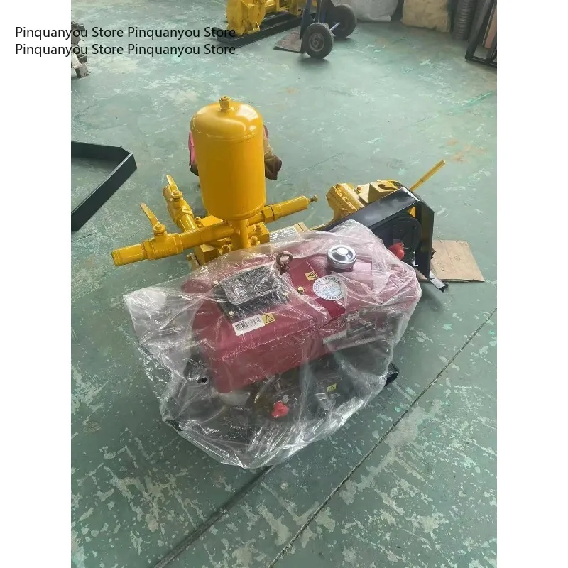 BW160 Twin Cylinder Piston Mud Pump, Electric Motor Driven Reciprocating Mud Pump for Water Well Drilling & Geological Explorati