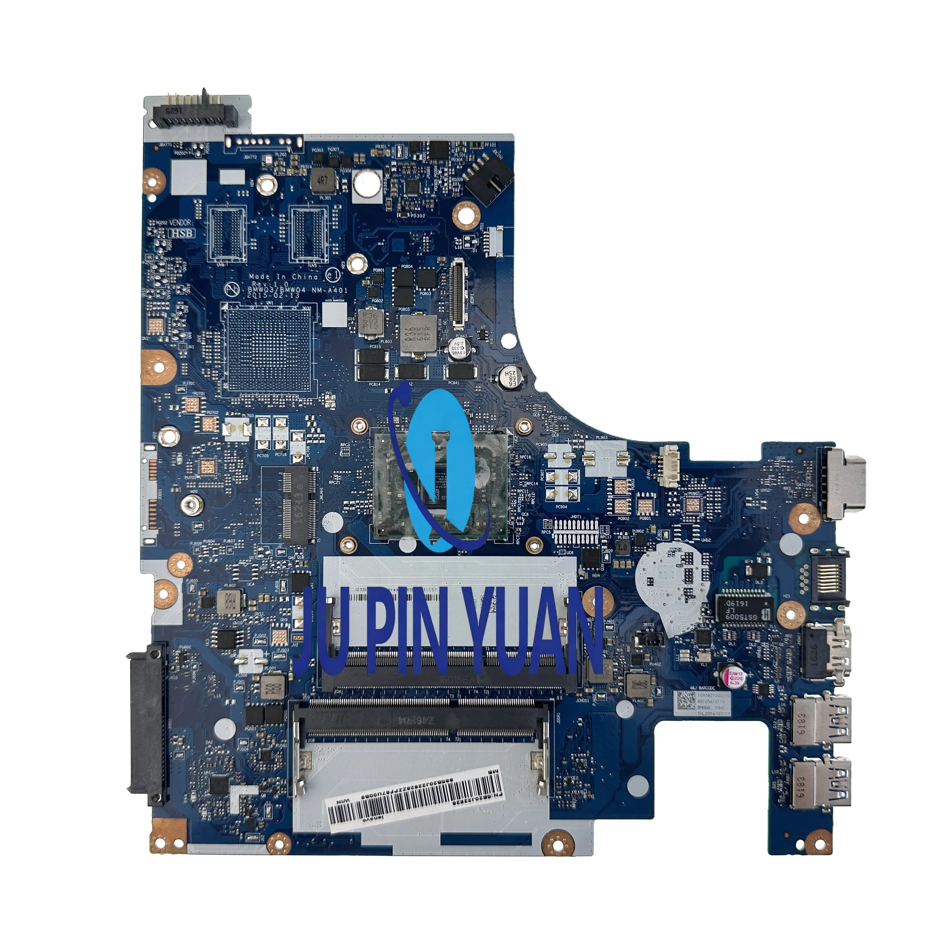 

BMWQ3 BMWQ4 NM-A401 5B20J22828 Mainboard For Lenovo Ideapad G51-35 Laptop Motherboard With A8-7410 CPU 100% Full Tested