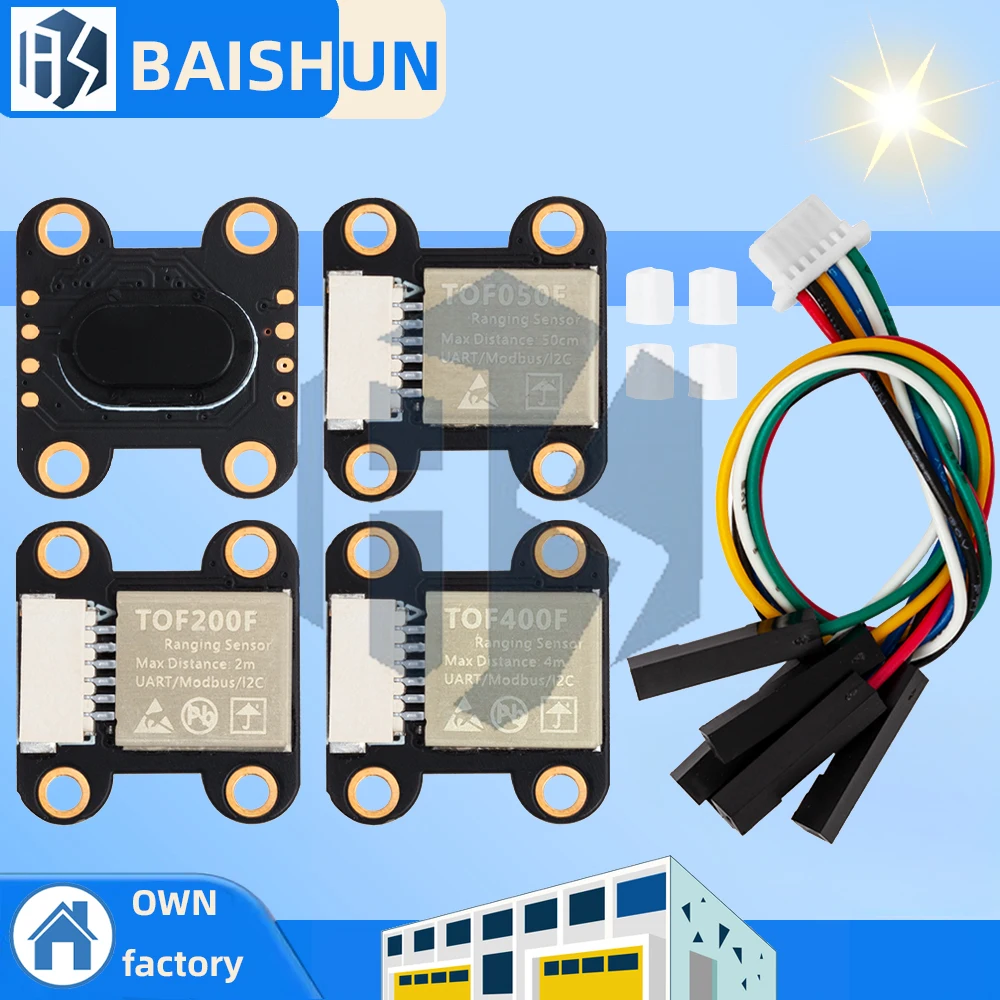 ‌VL6180/VL53L0X/VL53L1X Time-of-Flight (ToF) Laser Distance Sensor – High-Precision Ranging Module (50cm/2m/4m) with MCU