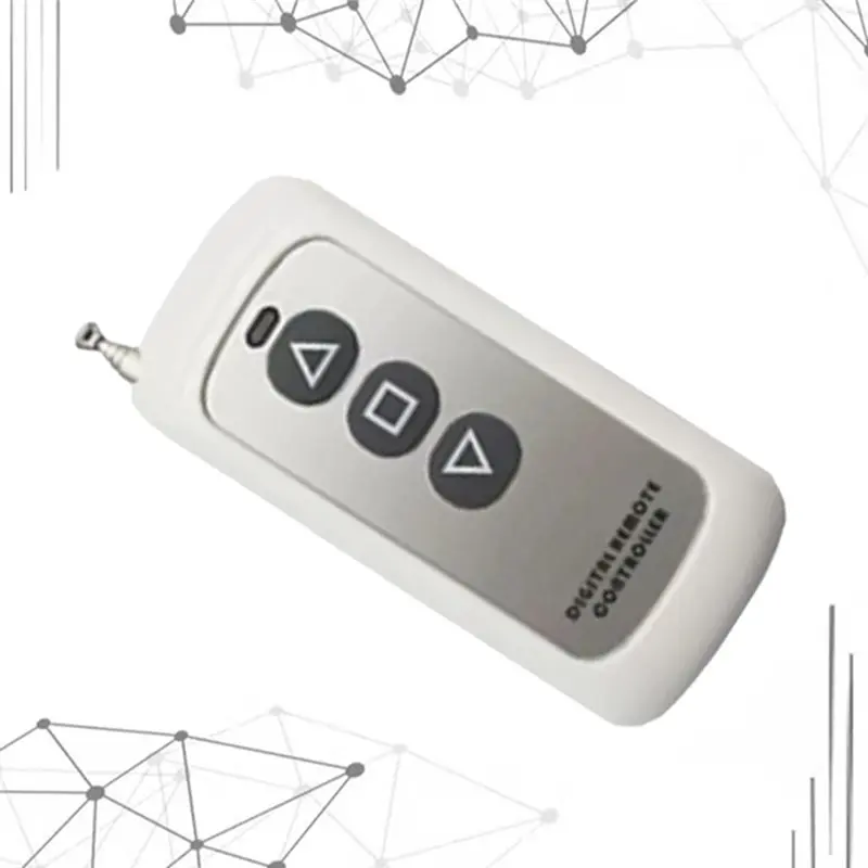 Y47A 433MHz Wireless Remote Control 3 Button EV1527 Learning Code 1000M Long Range for Garage Door Opener