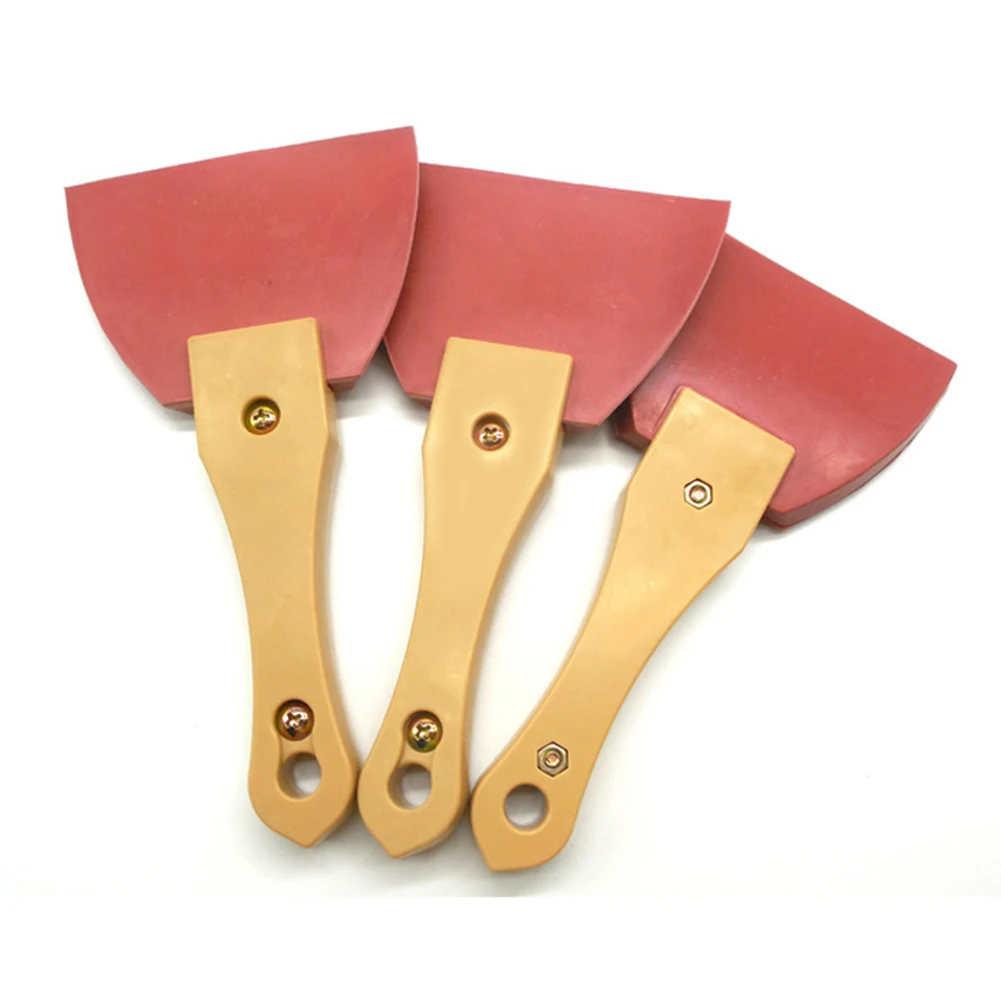 Rubber Putty with Ergonomic ABS Handle for Painting Spackling Wallpaper Installation and Various Material Spreading Tasks