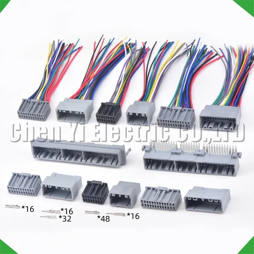 Imagen 1 del producto Conector de automóvil de audio ECU de 16/22/26/64 pines 917992 -6 90980-11390 917989 -6 90980-11392 917983 -6 90980-11425 178883 -6