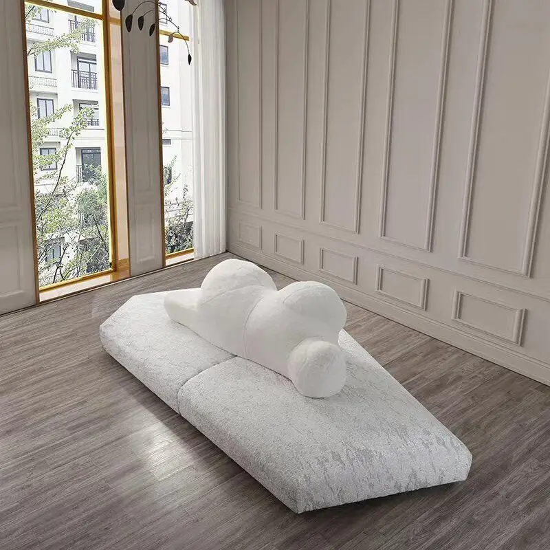 Italian minimalist two-way special-shaped large flat model room big bear Internet celebrity polar bear shape sofa